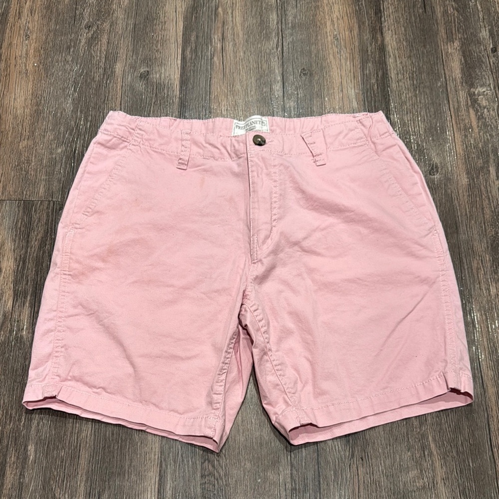 Free Planet Pink Flat Front Shorts